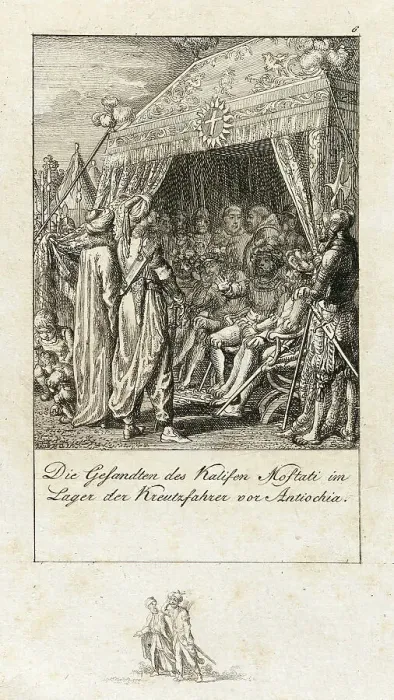 Framed Print : Illustration for History of the First Crusades, 1800. Creator: Daniel Nikolaus Chodowiecki Framed Print : Illustration for History of the First Crusades, 1800. Creator: Daniel Nikolaus Chodowiecki