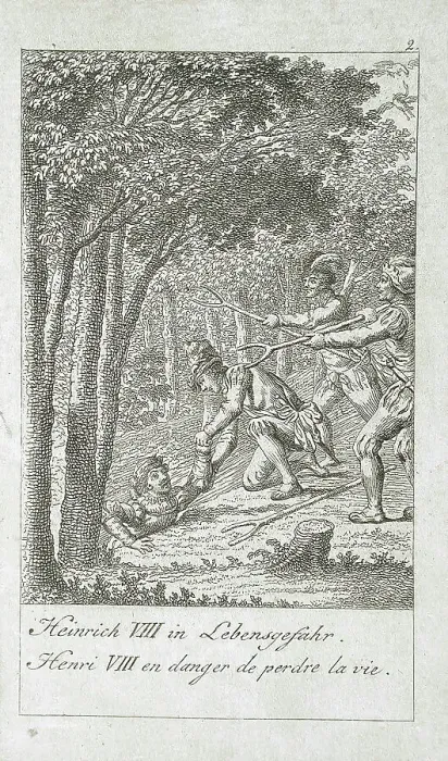 Framed Print : Illustration for the History of Henry VIII, 1797. Creator: Eberhard Siegfried Henne Framed Print : Illustration for the History of Henry VIII, 1797. Creator: Eberhard Siegfried Henne