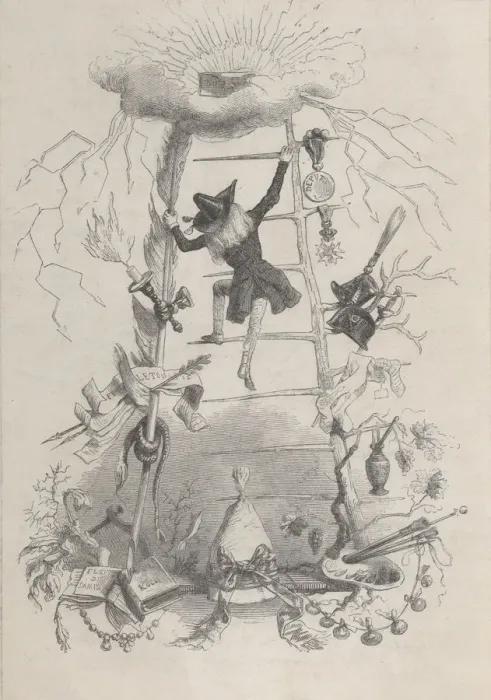 Framed Print : Illustration in Jerome Paturot, by Louis Reybaud, Paris, 1846, ca. 1846 Framed Print : Illustration in Jerome Paturot, by Louis Reybaud, Paris, 1846, ca. 1846