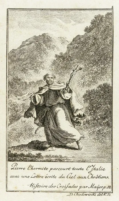 Framed Print : Illustration for Johann Christoph Mayer's History of the Crusades, 1781. Creator: Daniel Nikolaus Chodowiecki Framed Print : Illustration for Johann Christoph Mayer's History of the Crusades, 1781. Creator: Daniel Nikolaus Chodowiecki