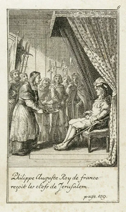 Framed Print : Illustration for Johann Christoph Mayer's History of the Crusades, 1781. Creator: Daniel Nikolaus Chodowiecki Framed Print : Illustration for Johann Christoph Mayer's History of the Crusades, 1781. Creator: Daniel Nikolaus Chodowiecki