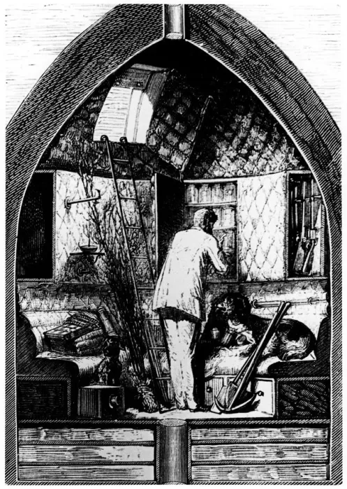 Framed Print : Illustration from De la Terre a la Lune by Jules Verne, 1865 Framed Print : Illustration from De la Terre a la Lune by Jules Verne, 1865