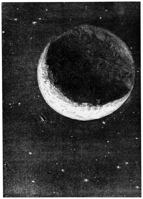 Framed Print : Illustration from De la Terre a la Lune by Jules Verne, 1865 Framed Print : Illustration from De la Terre a la Lune by Jules Verne, 1865