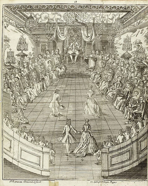 Illustration from Le Maitre a danser, 1734. Artist: Rameau, Pierre (1674-1748)