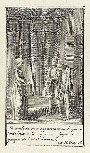 Illustration for Le Sage's Gil Blas, 1783. Creator: Daniel Nikolaus Chodowiecki