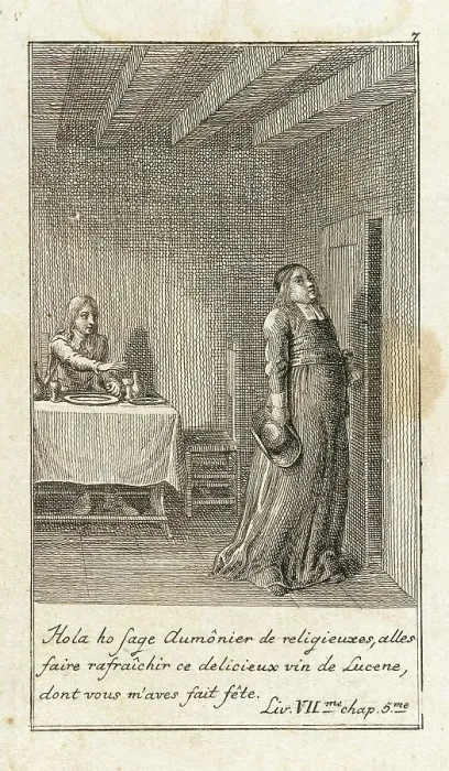 Framed Print : Illustration for Le Sage's Gil Blas, 1783. Creator: Daniel Nikolaus Chodowiecki Framed Print : Illustration for Le Sage's Gil Blas, 1783. Creator: Daniel Nikolaus Chodowiecki