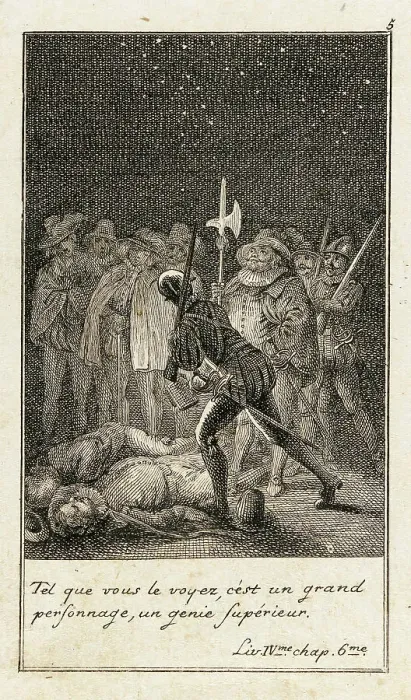 Framed Print : Illustration for Le Sage's Gil Blas, 1783. Creator: Daniel Nikolaus Chodowiecki Framed Print : Illustration for Le Sage's Gil Blas, 1783. Creator: Daniel Nikolaus Chodowiecki