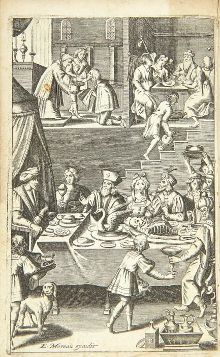 Framed Print : Illustration for Le tombeau des delices du monde by Jean Puget de La Serre, 1631. Creator: Jode, Pieter I, de (1570-1634). Illustration for Le tombeau des delices du monde by Jean Puget de La Serre, 1631 Framed Print : Illustration for Le tombeau des delices du monde by Jean Puget de La Serre, 1631. Creator: Jode, Pieter I, de (1570-1634). Illustration for Le tombeau des delices du monde by Jean Puget de La Serre, 1631