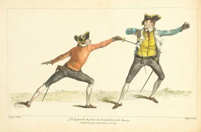 Framed Print : Illustration from L'école des armes by Angelo Domenico Malevolti, 1763. Creator: Gwyn; James (1700-1769) Framed Print : Illustration from L'école des armes by Angelo Domenico Malevolti, 1763. Creator: Gwyn; James (1700-1769)