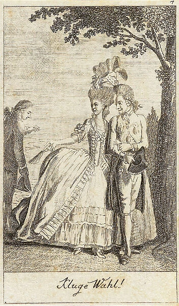 Illustration for Life of a Badly Brought Up Young Lady, 1779. Creator: Daniel Nikolaus Chodowiecki