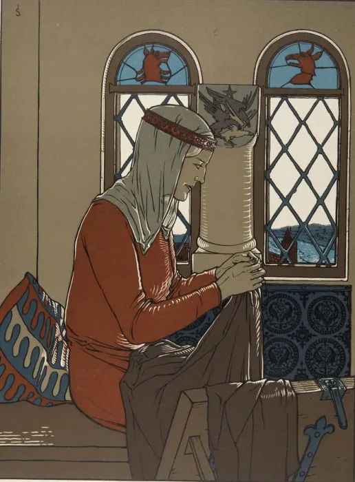 Framed Print : Illustration The Nibelungs, 1898-1901 Framed Print : Illustration The Nibelungs, 1898-1901