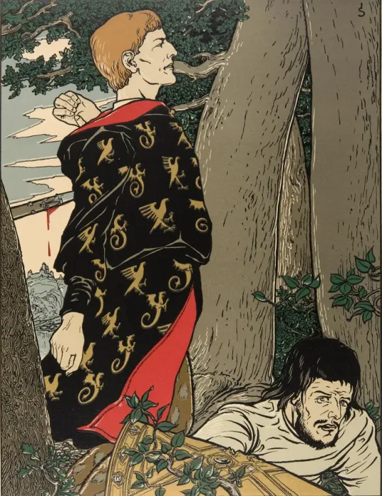 Framed Print : Illustration The Nibelungs, 1898-1901 Framed Print : Illustration The Nibelungs, 1898-1901
