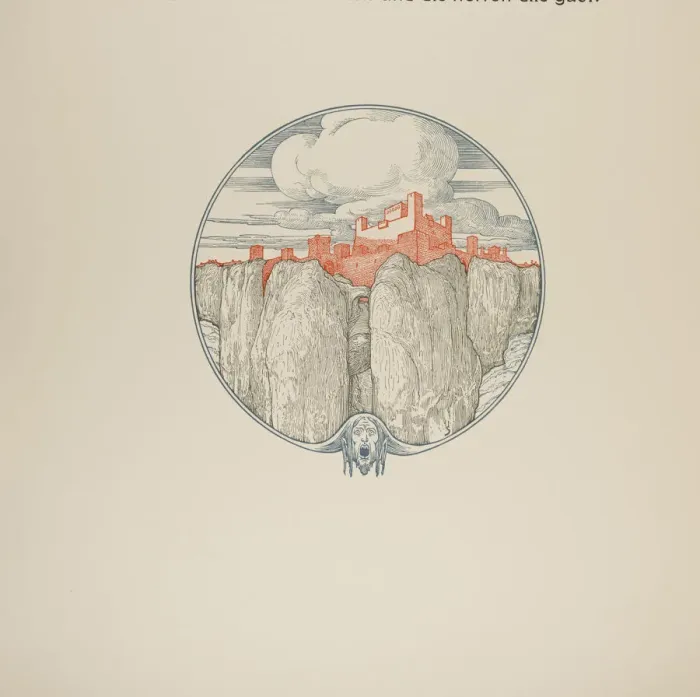 Framed Print : Illustration The Nibelungs, 1898-1901 Framed Print : Illustration The Nibelungs, 1898-1901