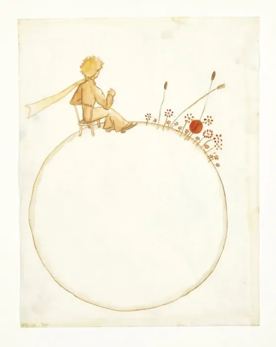 Framed Print : Illustration for novella The Little Prince (Le Petit Prince), 1942 Framed Print : Illustration for novella The Little Prince (Le Petit Prince), 1942