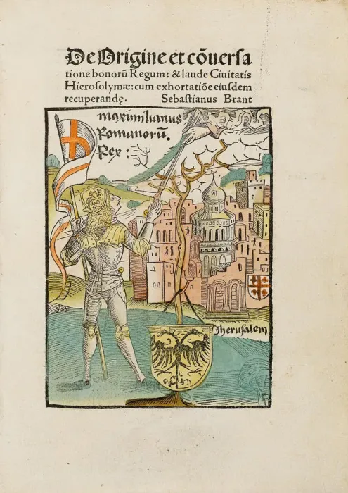 Framed Print : Illustration for De Origine et conversatione bonorum Regum by Sebastian Brant, 1495 Framed Print : Illustration for De Origine et conversatione bonorum Regum by Sebastian Brant, 1495