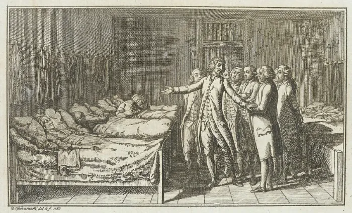 Framed Print : Illustration for Paul Erdmans Fest Wandsbecher Messenger from M. Claudius, fourth part, 1783. Creator: Daniel Nikolaus Chodowiecki Framed Print : Illustration for Paul Erdmans Fest Wandsbecher Messenger from M. Claudius, fourth part, 1783. Creator: Daniel Nikolaus Chodowiecki
