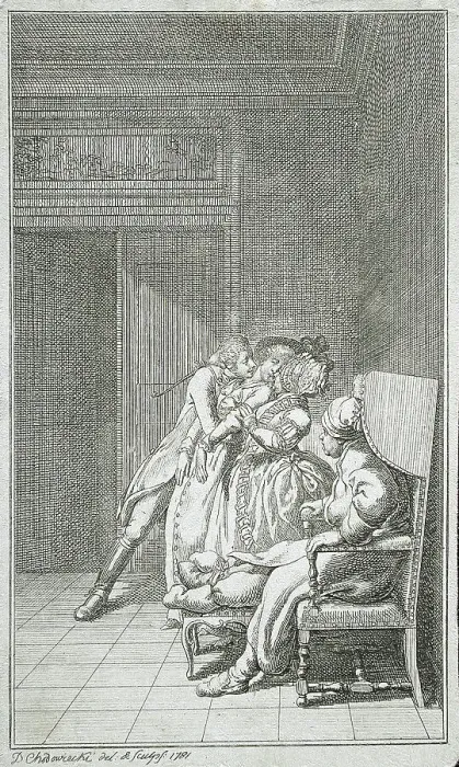 Framed Print : Illustration for Philip von Freudenthal, 1781. Creator: Daniel Nikolaus Chodowiecki Framed Print : Illustration for Philip von Freudenthal, 1781. Creator: Daniel Nikolaus Chodowiecki
