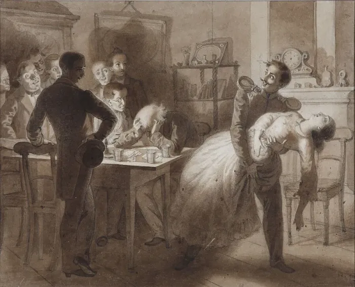 Framed Print : Illustration to the poem The Tambov Treasurers Wife by M. Lermontov, 1862. Artist: Flavitski, Konstantin Dmitrievich (1830-1866) Framed Print : Illustration to the poem The Tambov Treasurers Wife by M. Lermontov, 1862. Artist: Flavitski, Konstantin Dmitrievich (1830-1866)
