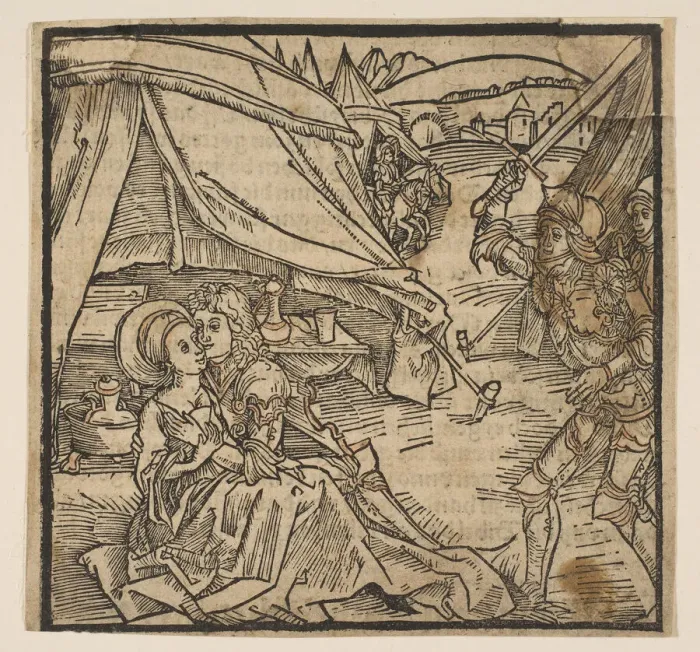 Framed Print : Illustration from the Ritter von Turn, 1493. n. d. Creator: Albrecht Durer Framed Print : Illustration from the Ritter von Turn, 1493. n. d. Creator: Albrecht Durer