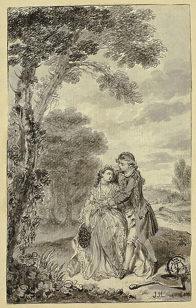 Illustration to Roderick Random, by Tobias Smollett, c. 1760. Creator: Francis Hayman