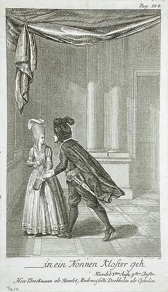 Illustration for Shakespeare's Hamlet, 1778. Creator: Daniel Nikolaus Chodowiecki
