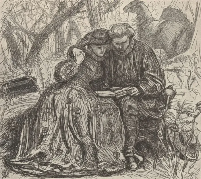 Framed Print : Illustration from Sister Annes Probation, c1850-1890, (1923). Artist: John Everett Millais Framed Print : Illustration from Sister Annes Probation, c1850-1890, (1923). Artist: John Everett Millais