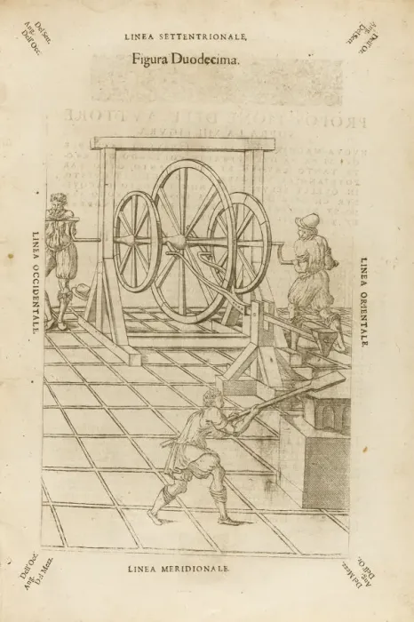 Framed Print : Illustration from Theatrum Instrumentorum Et Machinarum by Jacques Besson, 1582 Framed Print : Illustration from Theatrum Instrumentorum Et Machinarum by Jacques Besson, 1582