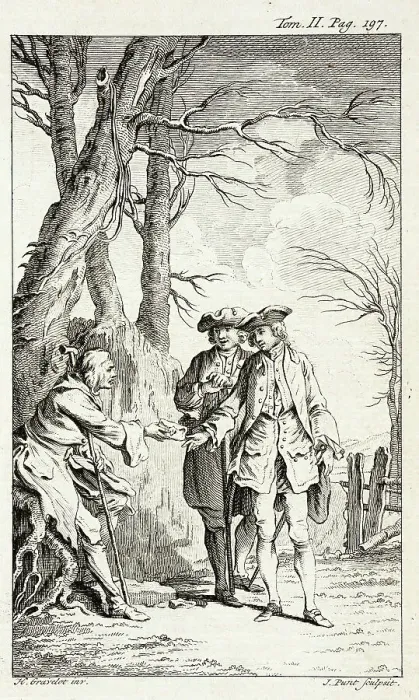 Framed Print : Illustration from Tom Jones, published 1750. Creator: Jan Punt Framed Print : Illustration from Tom Jones, published 1750. Creator: Jan Punt