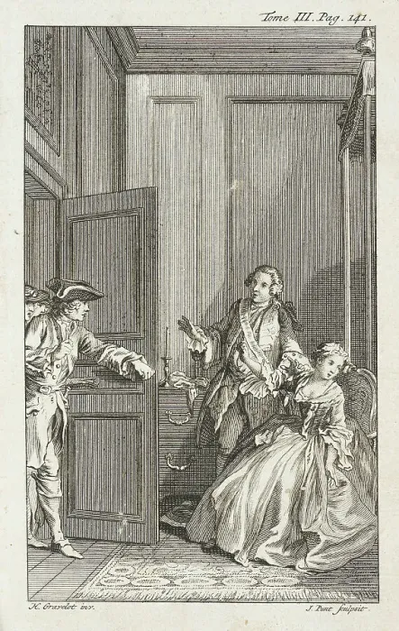 Framed Print : Illustration from Tom Jones, published 1750. Creator: Jan Punt Framed Print : Illustration from Tom Jones, published 1750. Creator: Jan Punt