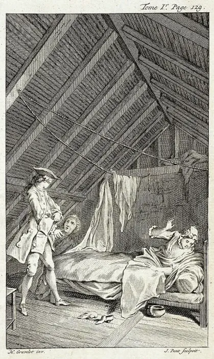 Framed Print : Illustration from Tom Jones, published 1750. Creator: Jan Punt Framed Print : Illustration from Tom Jones, published 1750. Creator: Jan Punt