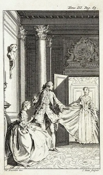 Framed Print : Illustration from Tom Jones, published 1750. Creator: Jan Punt Framed Print : Illustration from Tom Jones, published 1750. Creator: Jan Punt