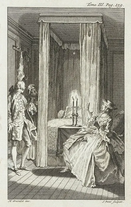 Framed Print : Illustration from Tom Jones, published 1750. Creator: Jan Punt Framed Print : Illustration from Tom Jones, published 1750. Creator: Jan Punt