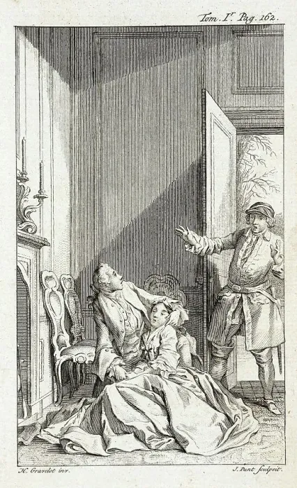 Framed Print : Illustration from Tom Jones, published 1750. Creator: Jan Punt Framed Print : Illustration from Tom Jones, published 1750. Creator: Jan Punt