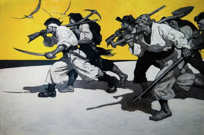 Framed Print : Illustration for Treasure Island by Robert Stevenson, 1911. Creator: Wyeth, N. C. (Newell Convers) (1882-1945). Illustration for Treasure Island by Robert Stevenson, 1911. Creator: Wyeth, N. C. (Newell Convers) (1882-1945) Framed Print : Illustration for Treasure Island by Robert Stevenson, 1911. Creator: Wyeth, N. C. (Newell Convers) (1882-1945). Illustration for Treasure Island by Robert Stevenson, 1911. Creator: Wyeth, N. C. (Newell Convers) (1882-1945)