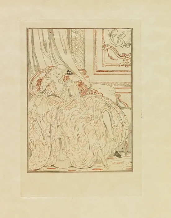 Framed Print : Illustration for Une aventure d'amour à Venise by Giacomo Casanova de Seingalt, 1927. Creator: Wegener, Gerda (1886-1940). Illustration for Une aventure d'amour à Venise by Giacomo Casanova de Seingalt, 1927 Framed Print : Illustration for Une aventure d'amour à Venise by Giacomo Casanova de Seingalt, 1927. Creator: Wegener, Gerda (1886-1940). Illustration for Une aventure d'amour à Venise by Giacomo Casanova de Seingalt, 1927