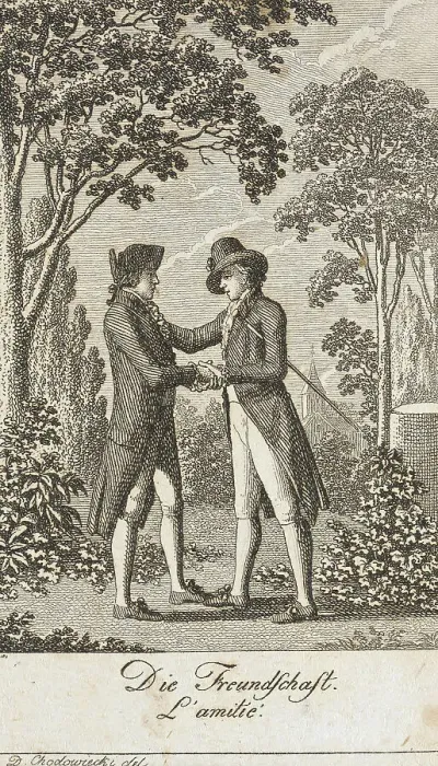 Framed Print : Illustration for Uprightness and Hypocrisy, 1793. Creator: Daniel Nikolaus Chodowiecki Framed Print : Illustration for Uprightness and Hypocrisy, 1793. Creator: Daniel Nikolaus Chodowiecki