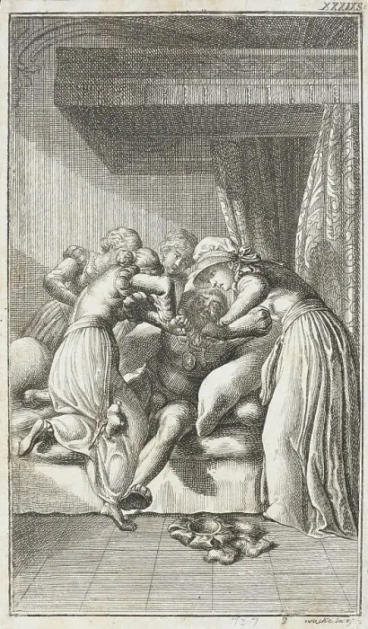 Framed Print : Illustration for Weber's Stories from Antiquity, 1787. Creator: Daniel Nikolaus Chodowiecki Framed Print : Illustration for Weber's Stories from Antiquity, 1787. Creator: Daniel Nikolaus Chodowiecki