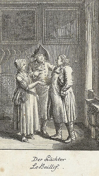 Illustration for Wedding Proposals, 1780. Creator: Daniel Nikolaus Chodowiecki