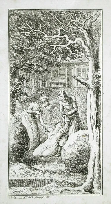 Framed Print : Illustration for Wezel's Wilhelmine Arend, 1781. Creator: Daniel Nikolaus Chodowiecki Framed Print : Illustration for Wezel's Wilhelmine Arend, 1781. Creator: Daniel Nikolaus Chodowiecki