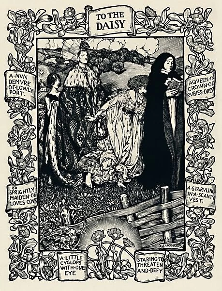 Illustration to Wordsworths Poem To The Daisy, No. 2, 1923. Artist: Eleanor Fortescue-Brickdale