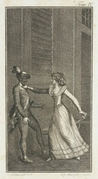 Framed Print : Illustration for the Works of J.P.C. Florian, 1796. Creator: Daniel Nikolaus Chodowiecki Framed Print : Illustration for the Works of J.P.C. Florian, 1796. Creator: Daniel Nikolaus Chodowiecki