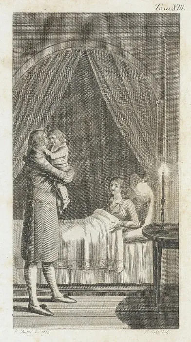 Framed Print : Illustration for the Works of J.P.C. Florian, 1796. Creator: Daniel Nikolaus Chodowiecki Framed Print : Illustration for the Works of J.P.C. Florian, 1796. Creator: Daniel Nikolaus Chodowiecki