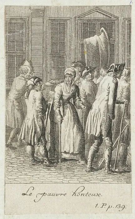 Framed Print : Illustration for Yorick's Sentimental Voyage, 1783. Creator: Daniel Nikolaus Chodowiecki Framed Print : Illustration for Yorick's Sentimental Voyage, 1783. Creator: Daniel Nikolaus Chodowiecki