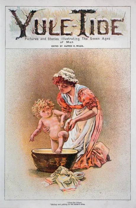 Framed Print : Illustration from Yuletide, 1882 Framed Print : Illustration from Yuletide, 1882