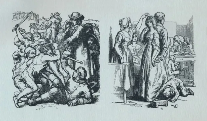 Framed Print : Illustrations to The Vicar of Wakefield (Goldsmith). c1800-1860, (1923). Artist: William Mulready Framed Print : Illustrations to The Vicar of Wakefield (Goldsmith). c1800-1860, (1923). Artist: William Mulready