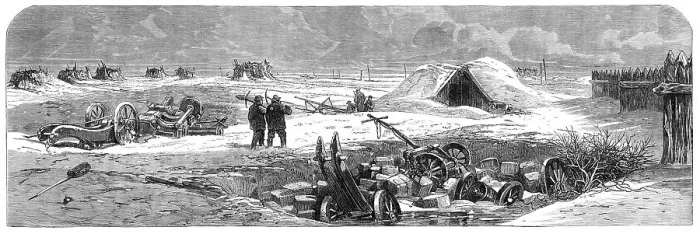 Framed Print : Illustrations of the War in Schleswig by our special artist: the Dannewerk, Redoubt No. 11, 1864. Creator: Unknown Framed Print : Illustrations of the War in Schleswig by our special artist: the Dannewerk, Redoubt No. 11, 1864. Creator: Unknown