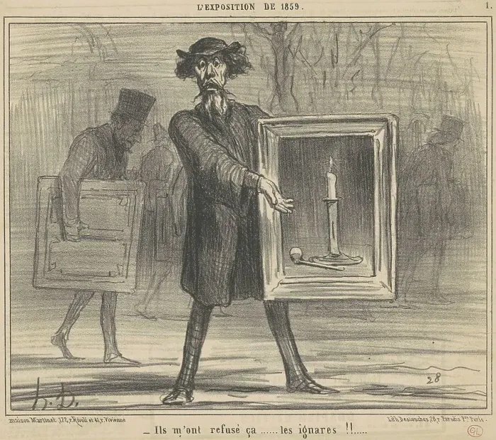 Framed Print : Ils m'ont refusé ca... 19th century. Creator: Honore Daumier Framed Print : Ils m'ont refusé ca... 19th century. Creator: Honore Daumier