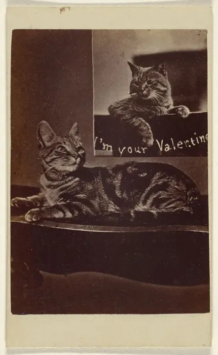 Framed Print : I'm Your Valentine. about 1865. Creator: Henry Pointer Framed Print : I'm Your Valentine. about 1865. Creator: Henry Pointer