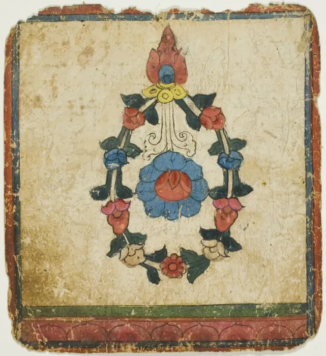 Framed Print : Image from a Set of Initiation Cards (Tsakali), 14th  /  15th century. Creator: Unknown