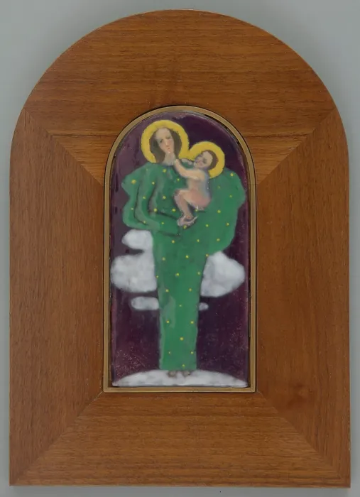 Framed Print : Image of the Virgin Mary and Child, 1912. Creator: Unknown Framed Print : Image of the Virgin Mary and Child, 1912. Creator: Unknown